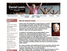 Tablet Screenshot of daniellewisdance.com
